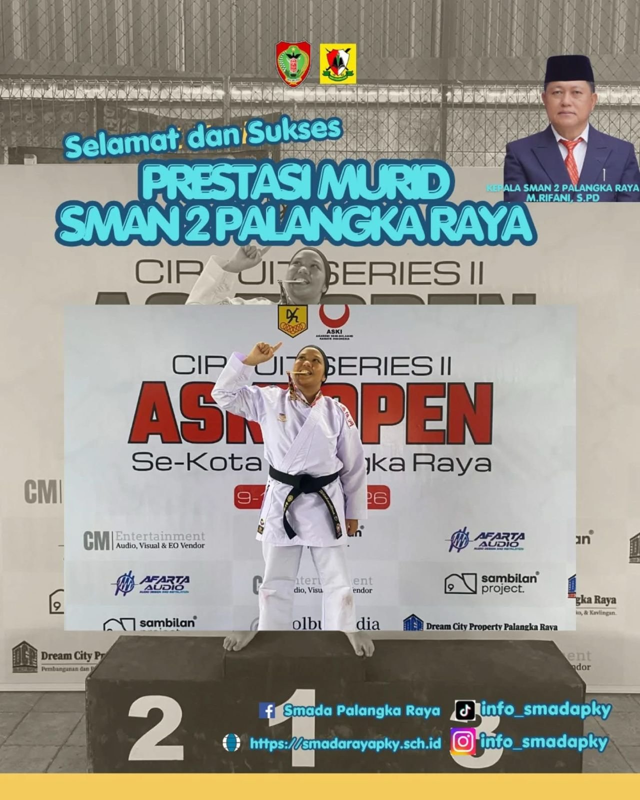 KEJUARAAN CIRCUIT AKADEMI SENI DAN BELADIRI OPEN CUP II  SE - KOTA PALANGKA RAYA