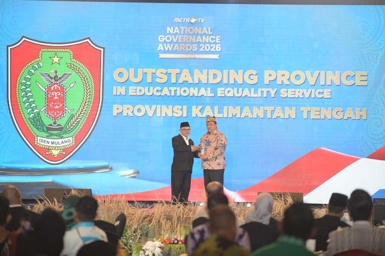 ‎Kalteng Raih Penghargaan Nasional dalam National Governance Awards 2026, Digitalisasi Pembelajaran, Sekolah Gratis dan Kuliah Gratis Jadi Sorotan Nasional ‎