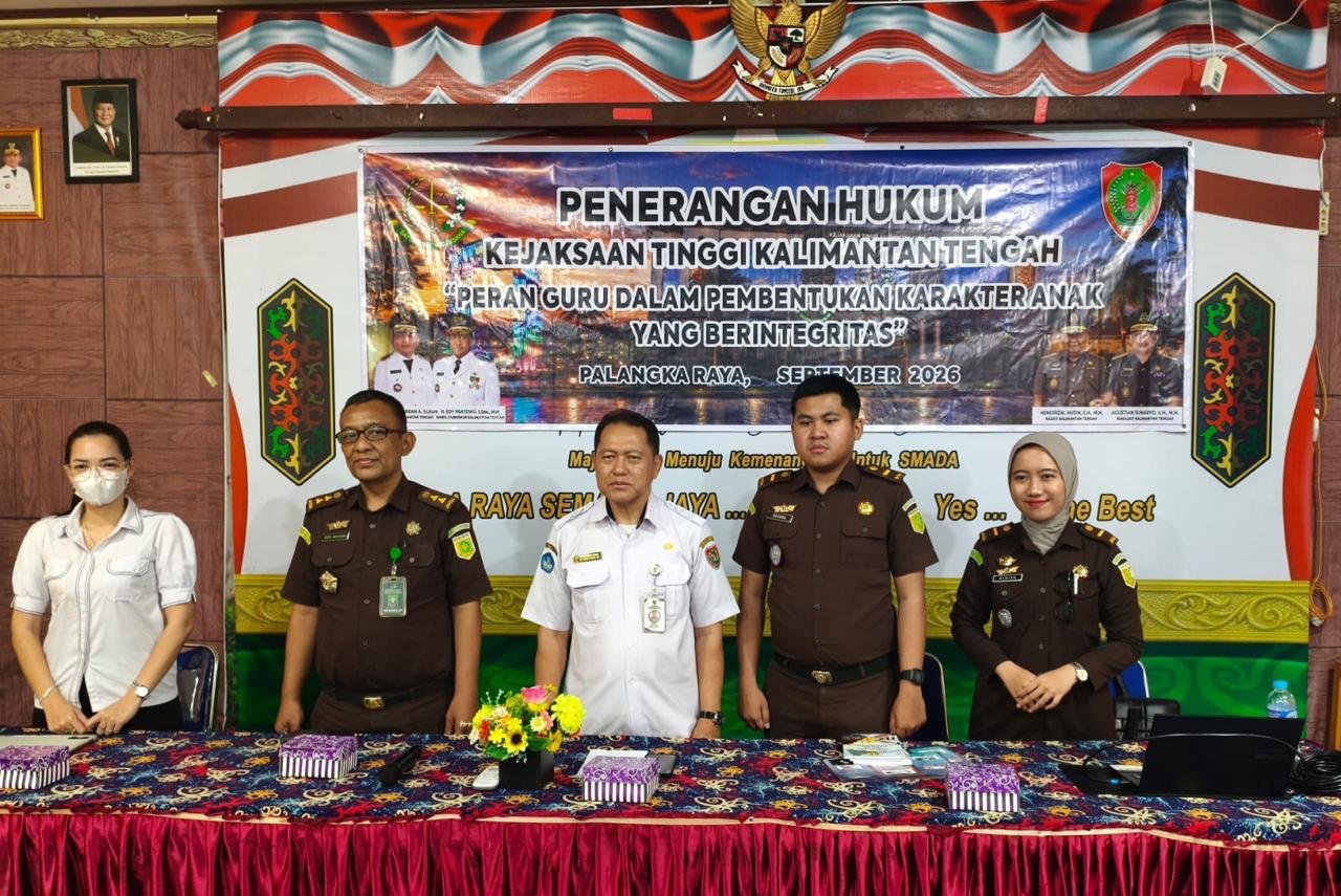 Kejati Kalteng Gelar Penerangan Hukum di SMAN 2 Palangka Raya: Dorong Peran Guru Bentuk Karakter Siswa Berintegritas