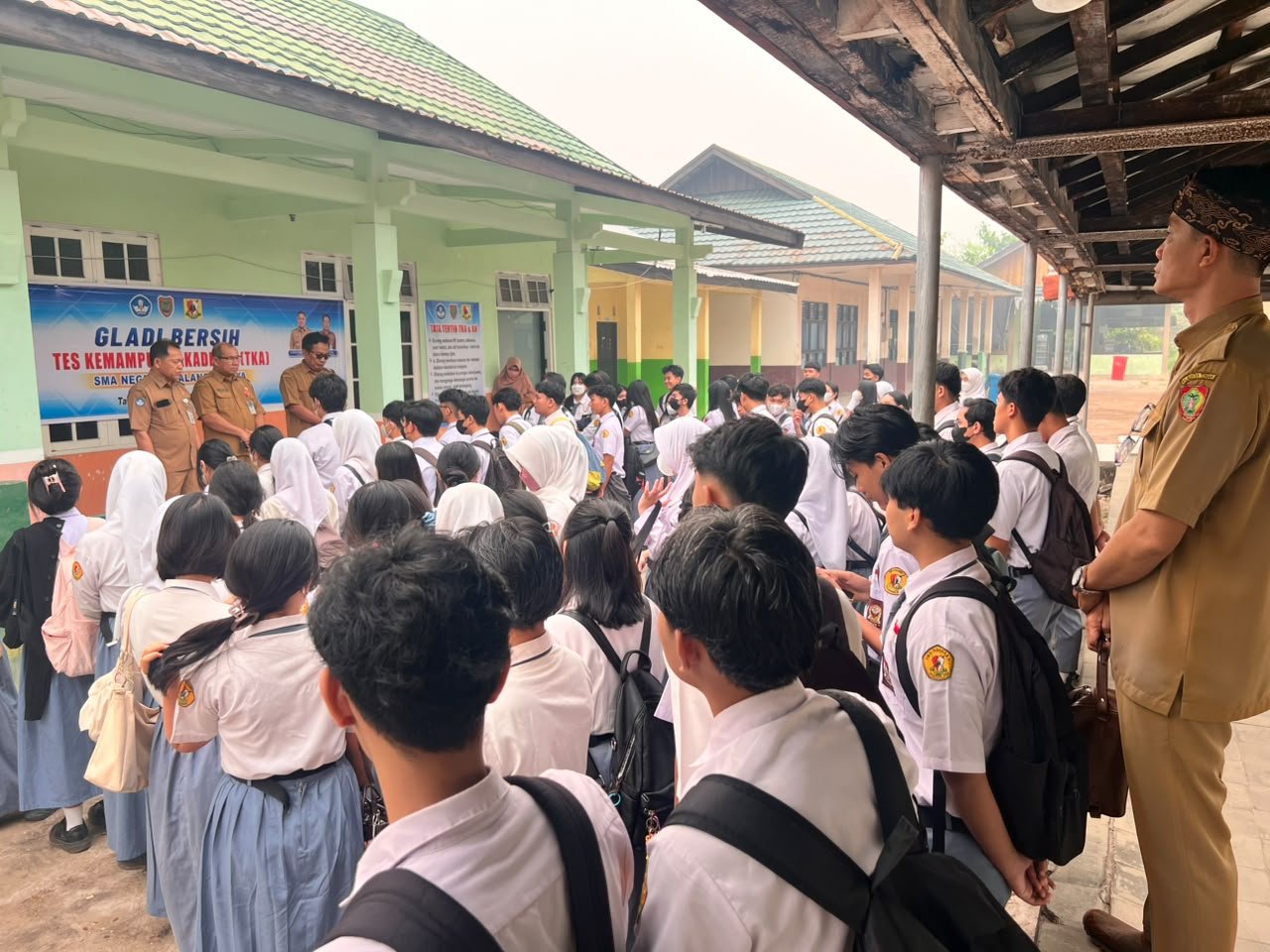 Gladi Bersih TKA di SMAN 2 Palangka Raya Berjalan dengan Lancar